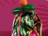 Long Puffer Coat Outfit. 3D mockup. ProVisual.