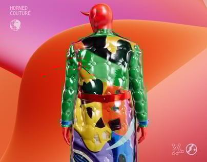 Outfit with Long Coat and Wide Leg Pant. 3D model. ProVisual. 