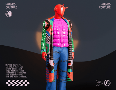 Outfit with Long Coat and Wide Leg Pant. 3D model. ProVisual. 