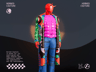 Outfit with Long Coat and Wide Leg Pant. 3D model. ProVisual. 