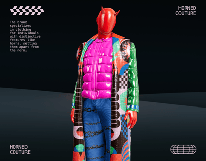 Outfit with Long Coat and Wide Leg Pant. 3D model. ProVisual. 