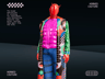 Outfit with Long Coat and Wide Leg Pant. 3D model. ProVisual. 