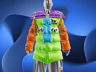 Puffer Jacket Mockup and 3D model. Edit online free. ProVisual. 