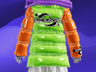 Puffer Jacket Mockup and 3D model. Edit online free. ProVisual. 