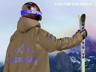 ProVisual —  Skier with Skis 3D mockup and 3D model - see every detail and customize online