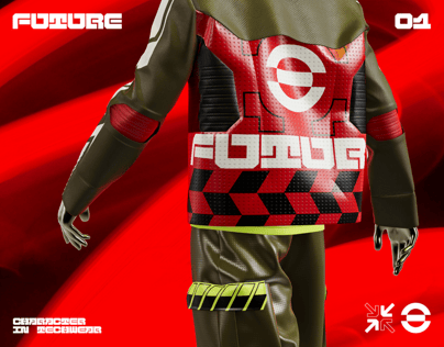 Urban Outfit with Coat and Cargo Pant. 3D mockup. ProVisual.