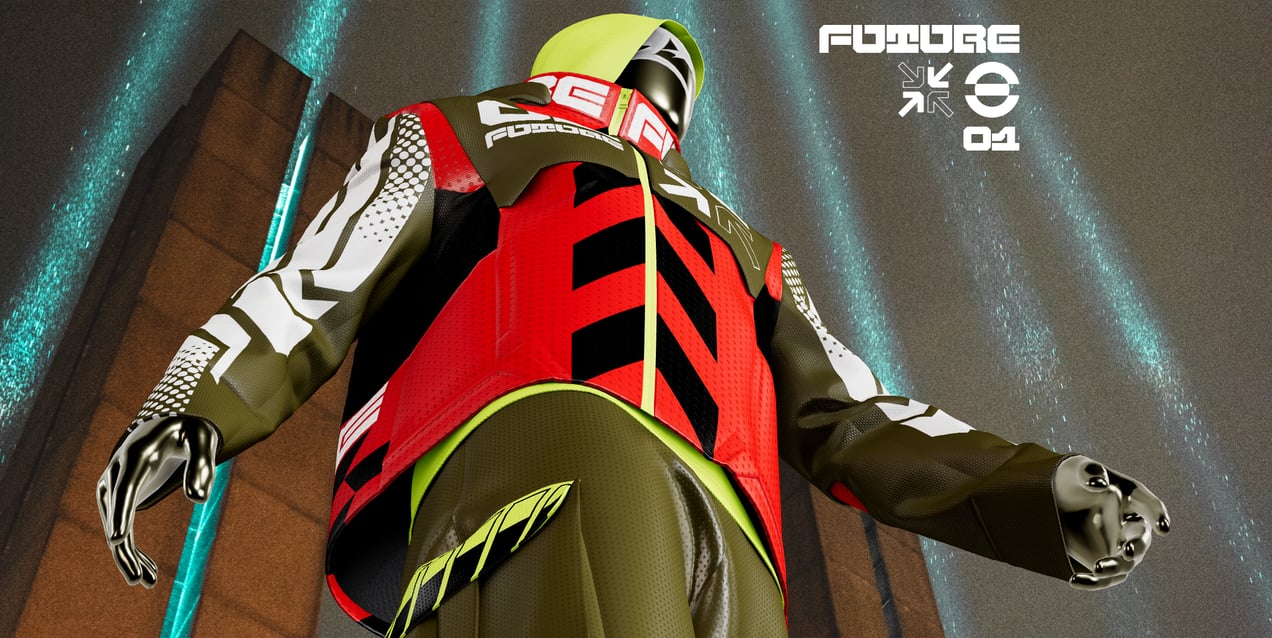 Urban Outfit with Coat and Cargo Pant. 3D mockup. ProVisual.