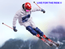 ProVisual — Skier in Action 3D mockup and 3D model - create your perfect project online