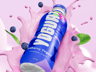 ProVisual — Bottle with Splash 3D mockup and 3D model - see every detail and customize online