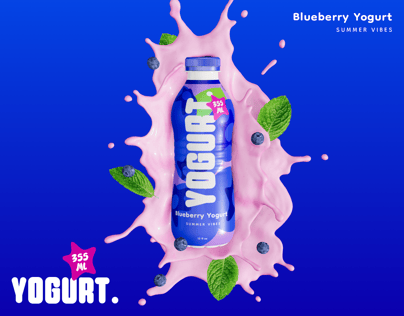 ProVisual — Bottle with Splash 3D mockup