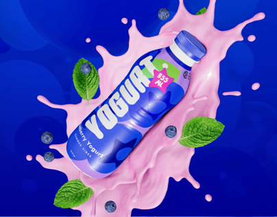 ProVisual — Bottle with Splash 3D mockup and 3D model - see every detail and customize online