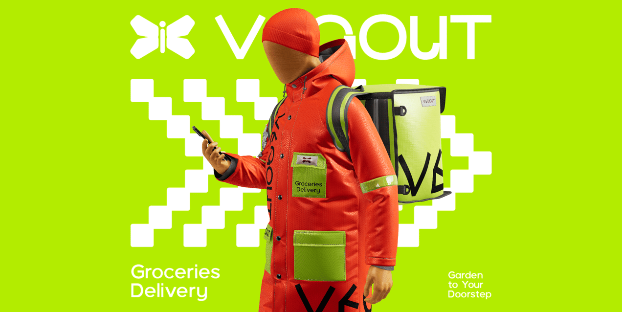 Free Delivery Bag 3D mockup. Create presentations using Online Mockup Generator.
