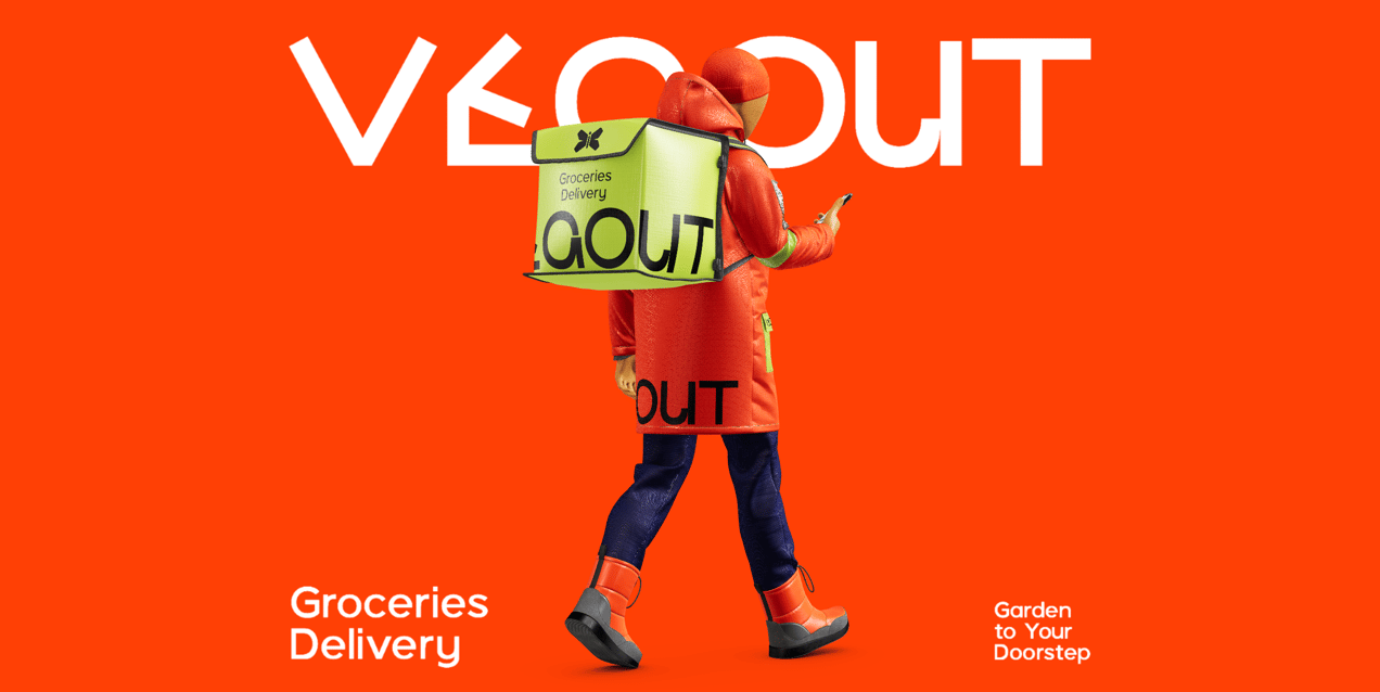 Free Delivery Bag 3D mockup. Create presentations using Online Mockup Generator.