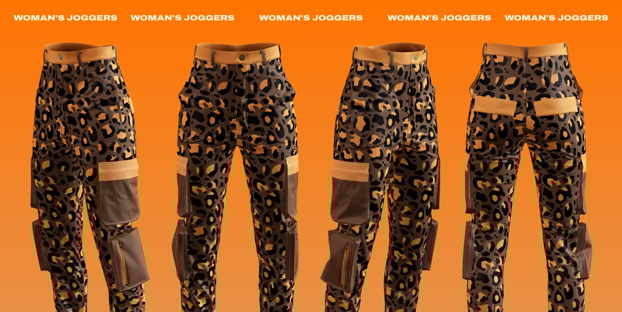 ProVisual — Woman's Jeans Mockup 3D mockup