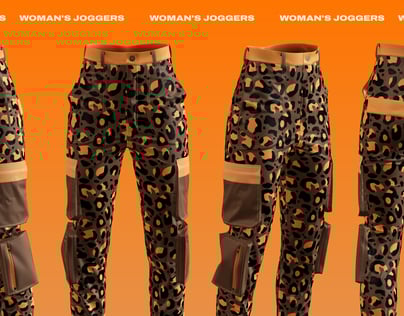 ProVisual — Woman's Jeans Mockup 3D mockup