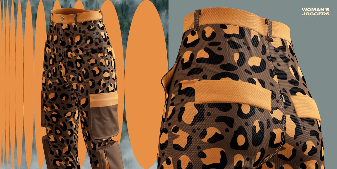 Woman's Jeans 3D mockup. Create presentations using Online Mockup Generator.