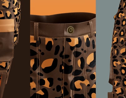 Woman's Jeans 3D mockup. Create presentations using Online Mockup Generator.