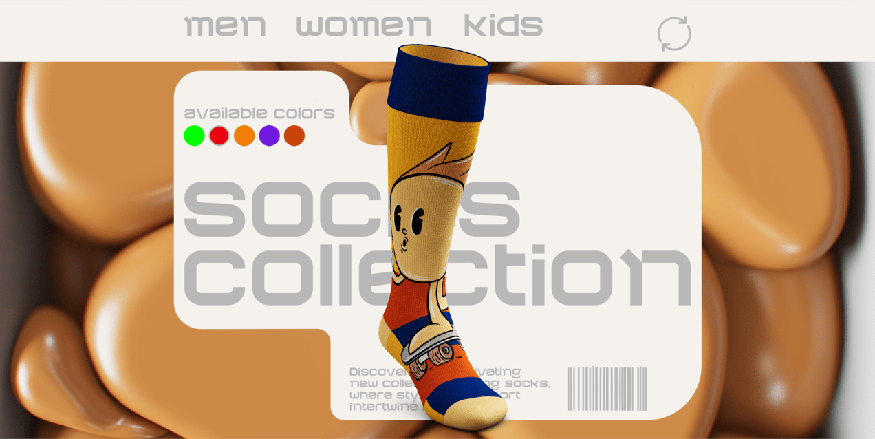 ProVisual — Over Calf Sock 3D mockup