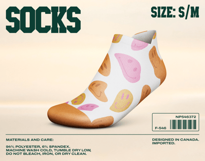 ProVisual —   No Show Tab Sock 3D mockup and 3D model - see every detail and customize online
