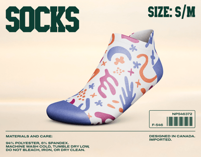 ProVisual —   No Show Tab Sock 3D mockup and 3D model - see every detail and customize online
