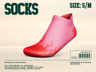 ProVisual —   No Show Tab Sock 3D mockup and 3D model - see every detail and customize online