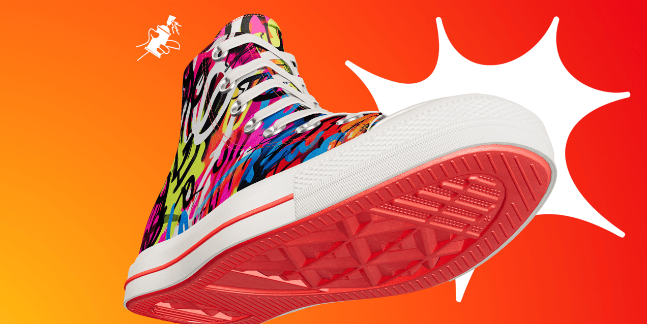 Free Sneaker Mockup 3D mockup. Create presentations using Online Mockup Generator.