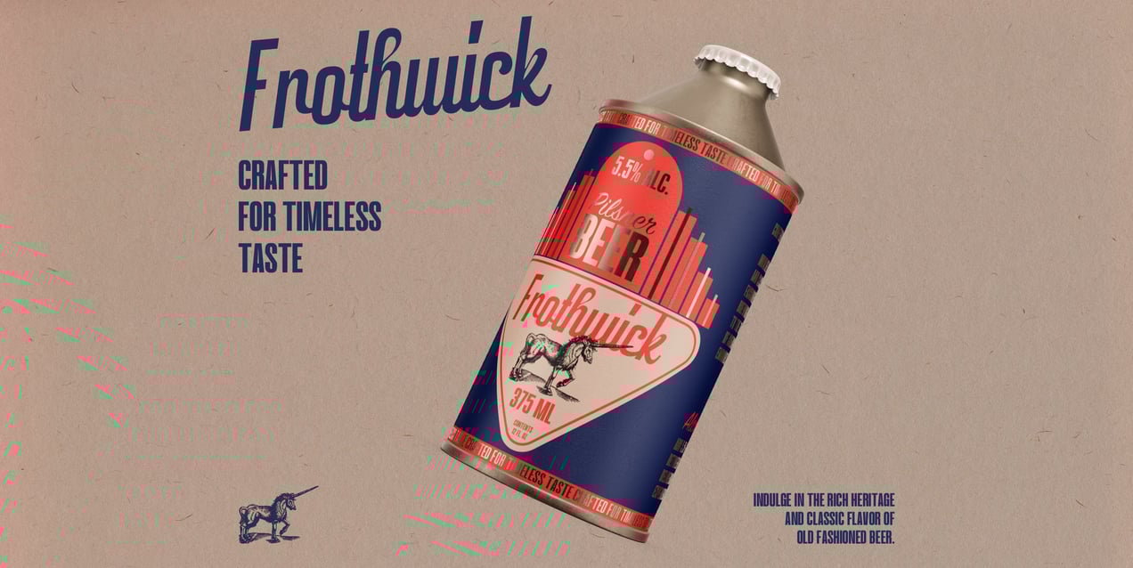 ProVisual —  Vintage Cone Top Can 3D mockup and 3D model - explore every detail and customize online now