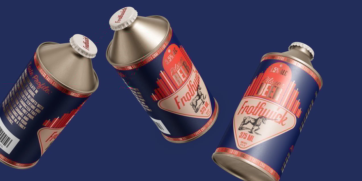 ProVisual —  Vintage Cone Top Can 3D mockup and 3D model - explore every detail and customize online now