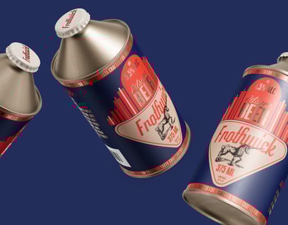 ProVisual —  Vintage Cone Top Can 3D mockup and 3D model - explore every detail and customize online now