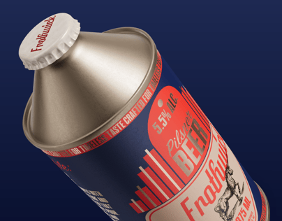 ProVisual —  Vintage Cone Top Can 3D mockup and 3D model - explore every detail and customize online now