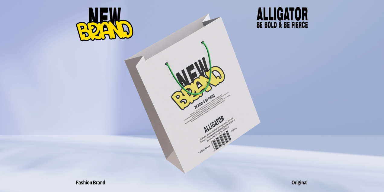 ProVisual — Paper Bag 3D mockup and 3D model - create your perfect project online