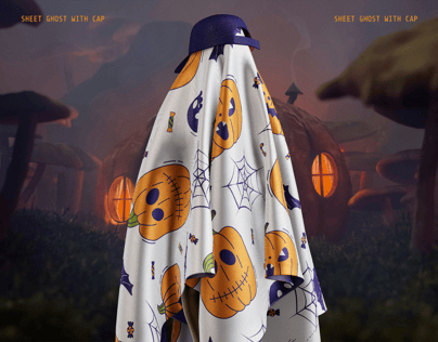 Free Sheet Ghost 3D mockup. Create presentations using Online Mockup Generator.