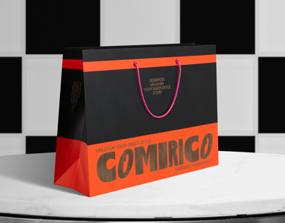 ProVisual —  Landscape Paper Bag 3D mockup and 3D model - see every detail and customize online