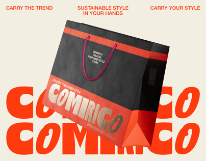 ProVisual —  Landscape Paper Bag 3D mockup and 3D model - see every detail and customize online
