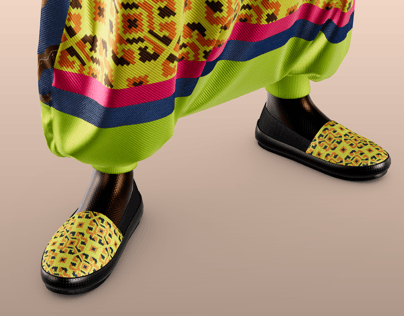 ProVisual — Character in Loose Trousers Overall with Bag 3D mockup and 3D model - create your perfect project online
