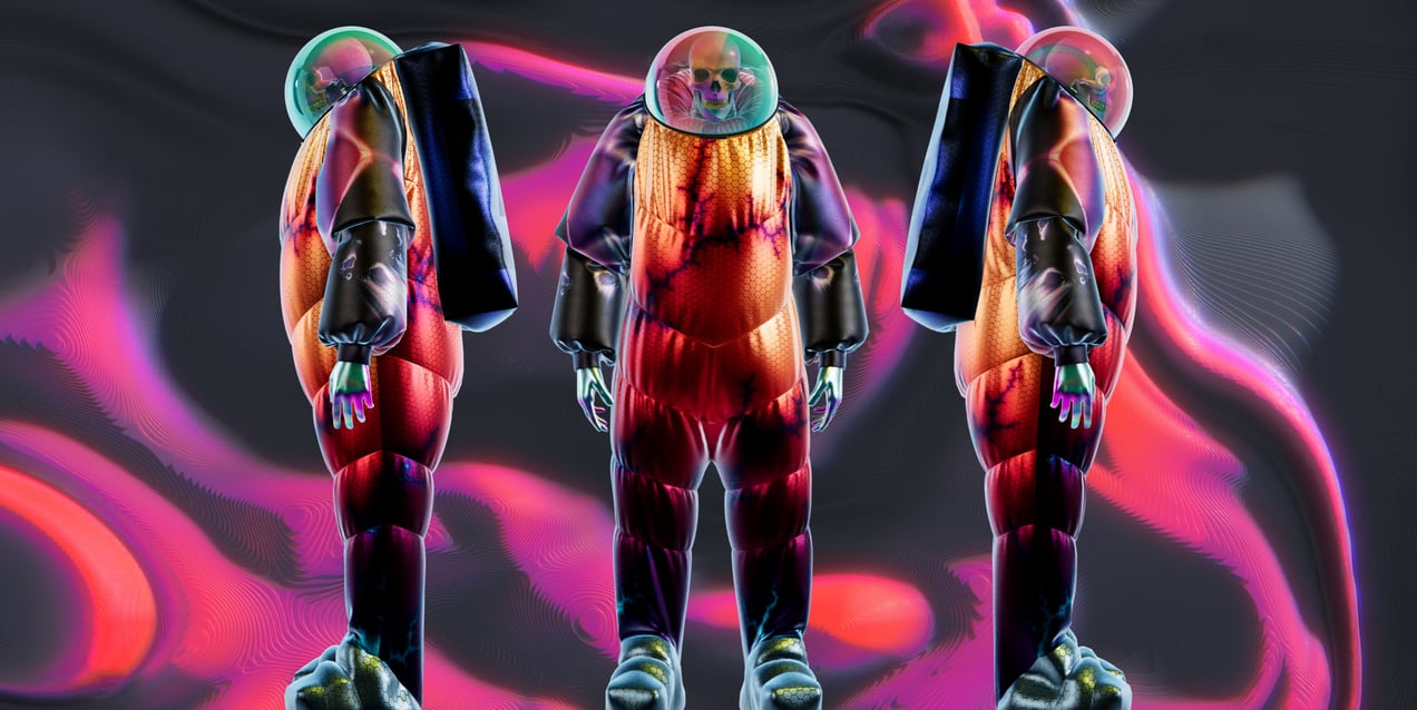 ProVisual —   Astronaut Character 3D mockup and 3D model - see every detail and customize online