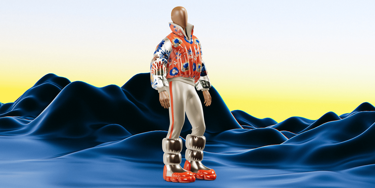 Leggings mockup. Puffer jacket & Puffer shoe. Edit online!