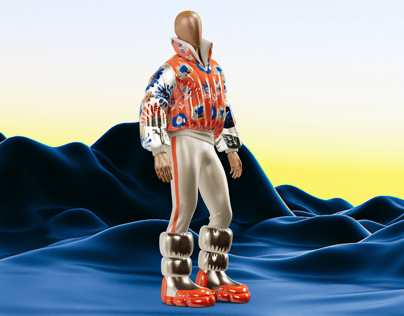 Leggings mockup. Puffer jacket & Puffer shoe. Edit online!