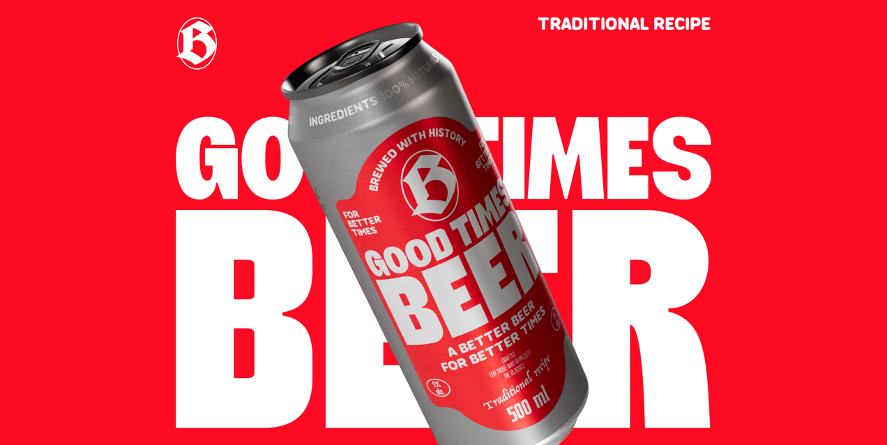 ProVisual — 500ml Beer Can 3D mockup and 3D model - create your perfect project online
