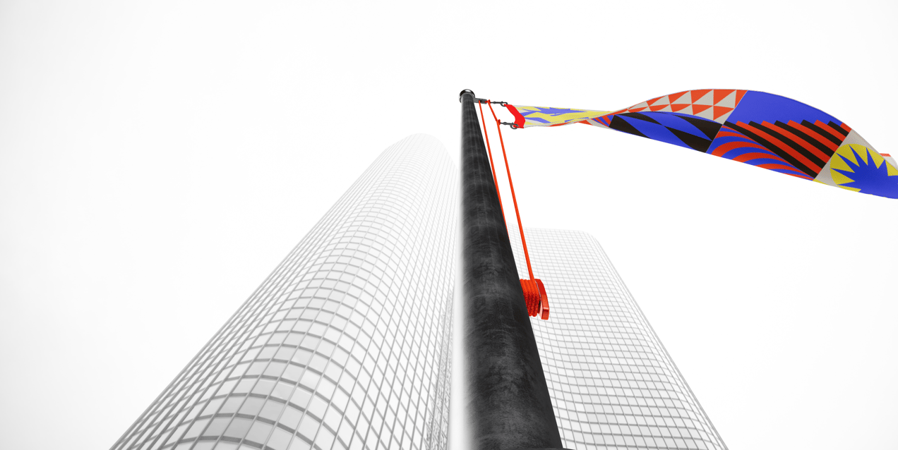 ProVisual —  Flag 3D mockup and 3D model - try it now and get yours today