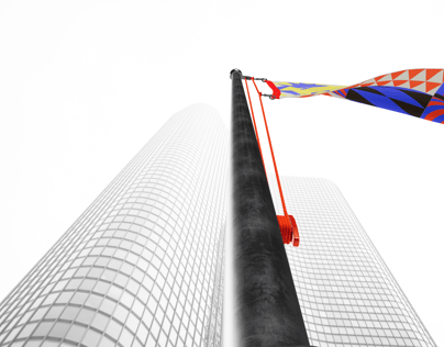 ProVisual —  Flag 3D mockup and 3D model - try it now and get yours today