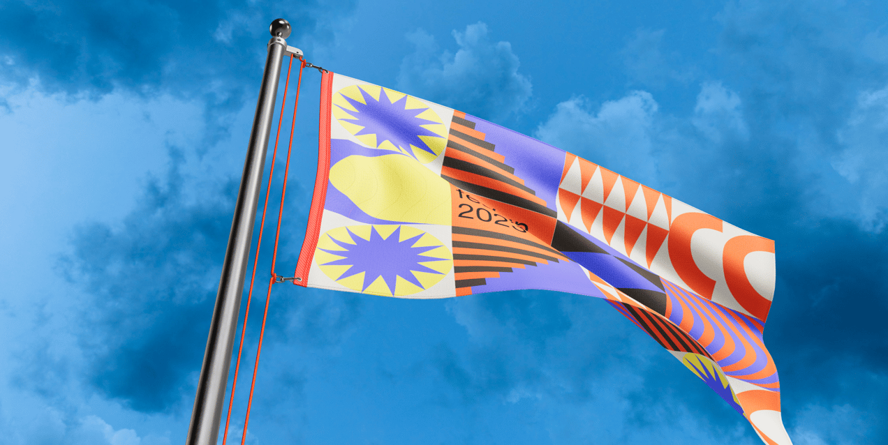 ProVisual —  Flag 3D mockup and 3D model - try it now and get yours today
