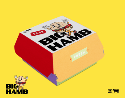 ProVisual — Burger Box 3D mockup and 3D model - create your perfect project online