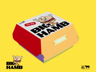 ProVisual — Burger Box 3D mockup and 3D model - create your perfect project online