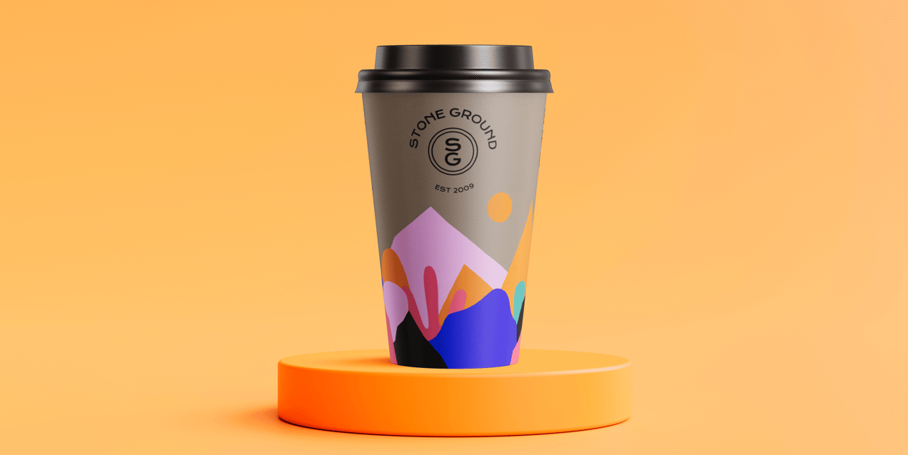 ProVisual — Coffee Cup 3D mockup