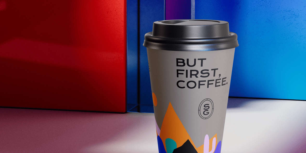 ProVisual —  Coffee Cup 3D mockup and 3D model - see every detail and customize online