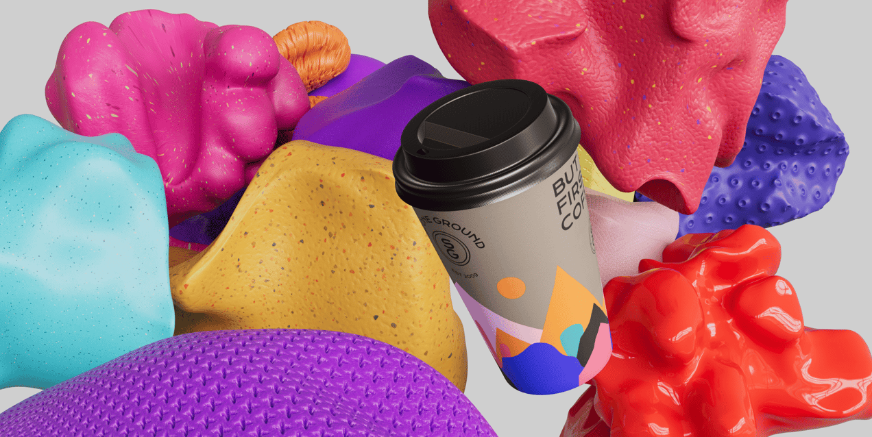 ProVisual —  Coffee Cup 3D mockup and 3D model - see every detail and customize online