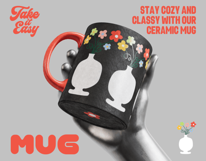 ProVisual —  Mug with Hand 3D mockup and 3D model - see every detail and customize online