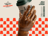 ProVisual — Coffee Cup with Hand 3D mockup and 3D model - see every detail and customize online