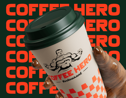 ProVisual — Coffee Cup with Hand 3D mockup and 3D model - see every detail and customize online
